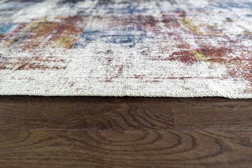 Softwoven Rugs, 5' Round Machine Washable Rug, 90% Cotton, Non-Slip, Family &... - Picture 6 of 8