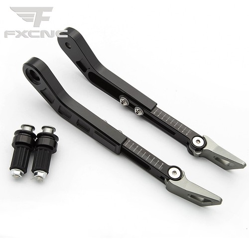 Adjustable Brake Lever Protector Guard in Black ACU BSB TT MOTO GP Black+Grey - Picture 11 of 14