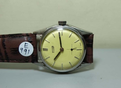 VINTAGE Tissot Winding Swiss Made Sub Sec Wrist Watch Old e991 Used Antique - Picture 10 of 10