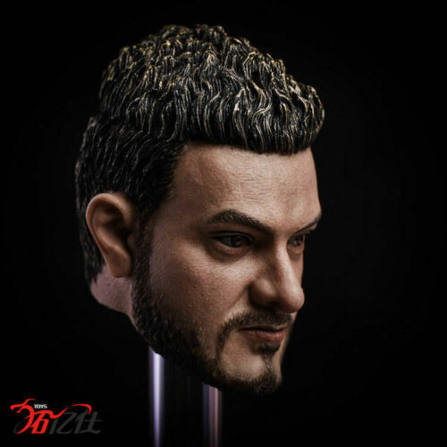 1/6 Male Amir Khan Man Head Carving Sculpt Model Toy PVC Fit 12"Figure No Body - Picture 2 of 4
