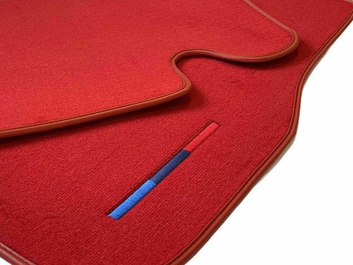 Juego Alfombrillas BMW M3 Serie F80 (2013-2018) Rojo Marca AutoWin - Imagen 12 de 12
