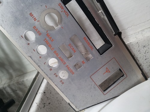 85-86 NISSAN 300 ZX (z-31) RADIO FAUX CHROME FOUR PIECE TRIM SET - Picture 19 of 24