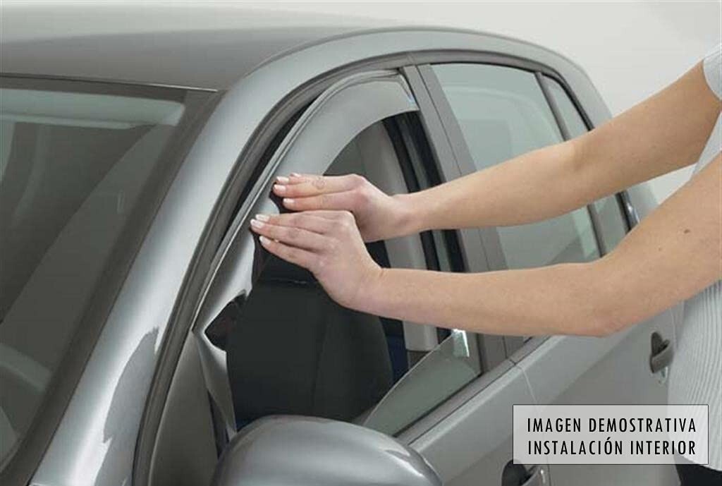 Déflecteurs D'air Vitre Avant Pour Renault CAPTUR II (à Partir De 2019) - Kit 4 Vitres, Teintés, Installation Intérieure Facile