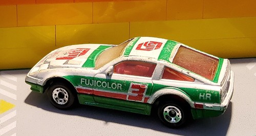 1986 MATCHBOX SUPERFAST MB#24 WHITE FUJI FILM NISSAN 300ZX TURBO - Picture 3 of 4