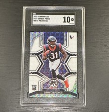 2022 Panini Mosaic Dameon Pierce White Mosaic 324 /25 SGC 10 Gem Mint Texans RC