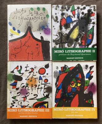 JOAN MIRO LITHOGRAPHE 4冊セット　★ JOAN MIRO LITHOGRAPHE 4-volume set:JP | eBay