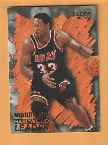 Alonzo Mourning Miami Heat 1996-97 Fleer #133 Georgetown Hoyas 10R - Picture 1 of 2