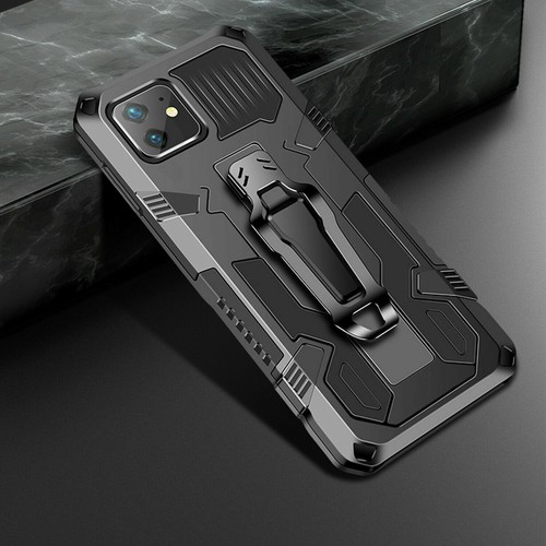 Hartrüstung Etui Gürtelclip Ständer Abdeckung für iPhone 14 13 12 11 Pro Max XR XS 87 SE - Bild 16 von 18