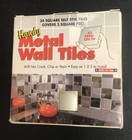 Handy Metal Wall Tiles 3 Square Feet 58838CHM Chrome ￼24 Pack