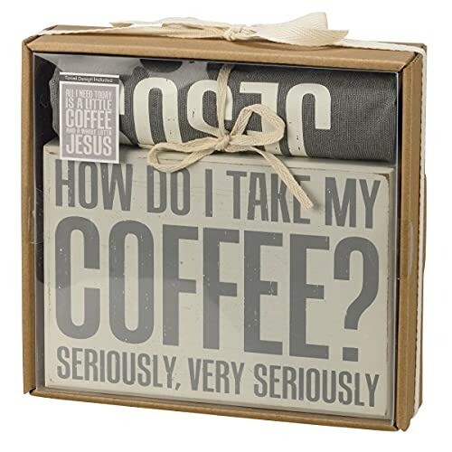 How Do I Take My Coffee? Seriously - I Need Today A Whole Lotta Jesus Gift Set - Picture 1 of 5