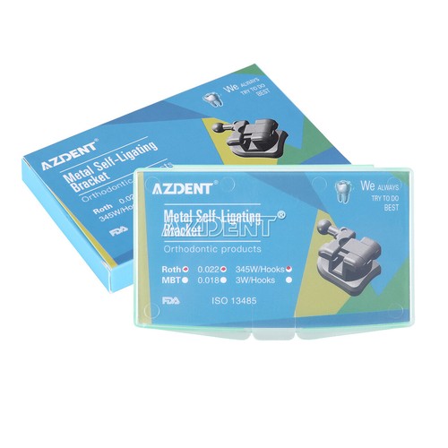 Soporte de ortodoncia dental AZDENT tubos bucales primer molar monobloque MBT Roth 022 - Imagen 7 de 24