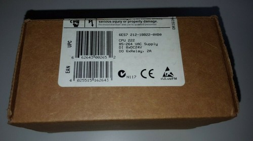 Siemens Simatic CPU 222 6ES7212-1BB22-0XB0 / 6ES7 212-1BB22-0XB0 new embalaje original nuevo  - Imagen 2 de 3