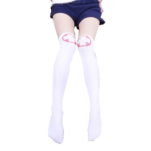 Printed Socks Halloween Socks Thigh High Socks Hosiery Long Stockings Stretchy = - Picture 9 of 18