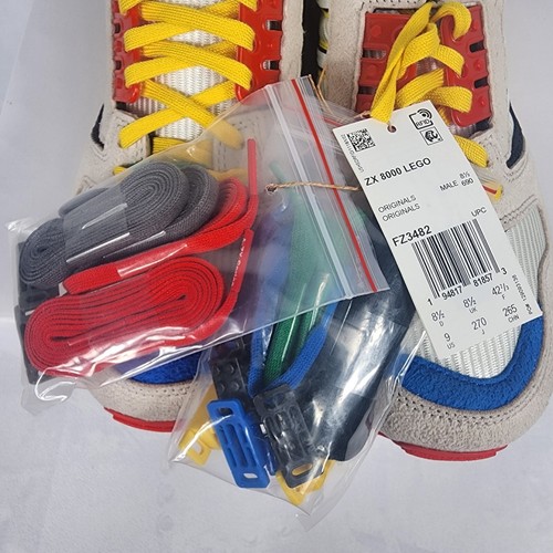 Adidas ZX 8000 x Lego Limited Edition Men Multi Sizes A-ZX Mixed Blocks FZ3482 - Picture 7 of 9