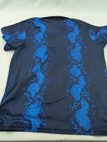 Maglia Inter Milan 2021/22 Taglia Media Usata Nike Dri Fit Blu Pelle di Serpente - Foto 9 di 9