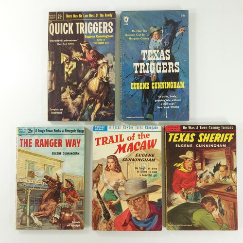 Vintage Posten 13 Eugene Cunningham Cowboy Western Taschenbücher - Bild 3 von 11