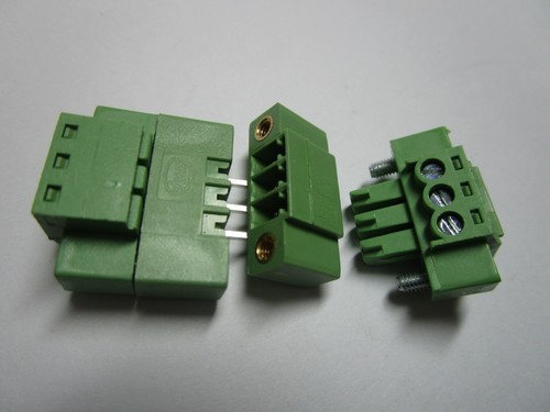 20 pcs with Embossmen Pitch 3.5mm Straight 3 pin Screw Terminal Block Connector - Picture 5 of 6