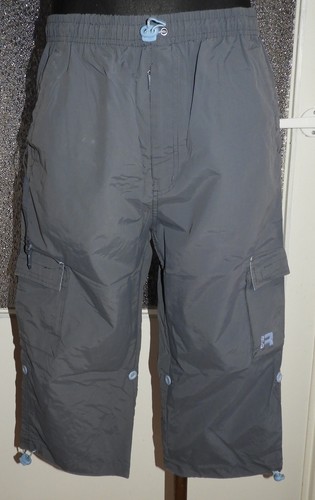 RG512 Men's Grey 3/4 Leg Bermuda Shorts Size M