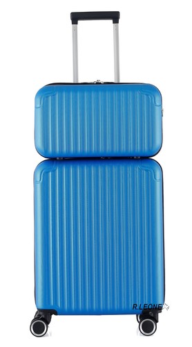 Beauty case Traccolla 40x20x25 cm Ryanair o set 2 Bagaglio a mano ABS 999 - Foto 8 di 57