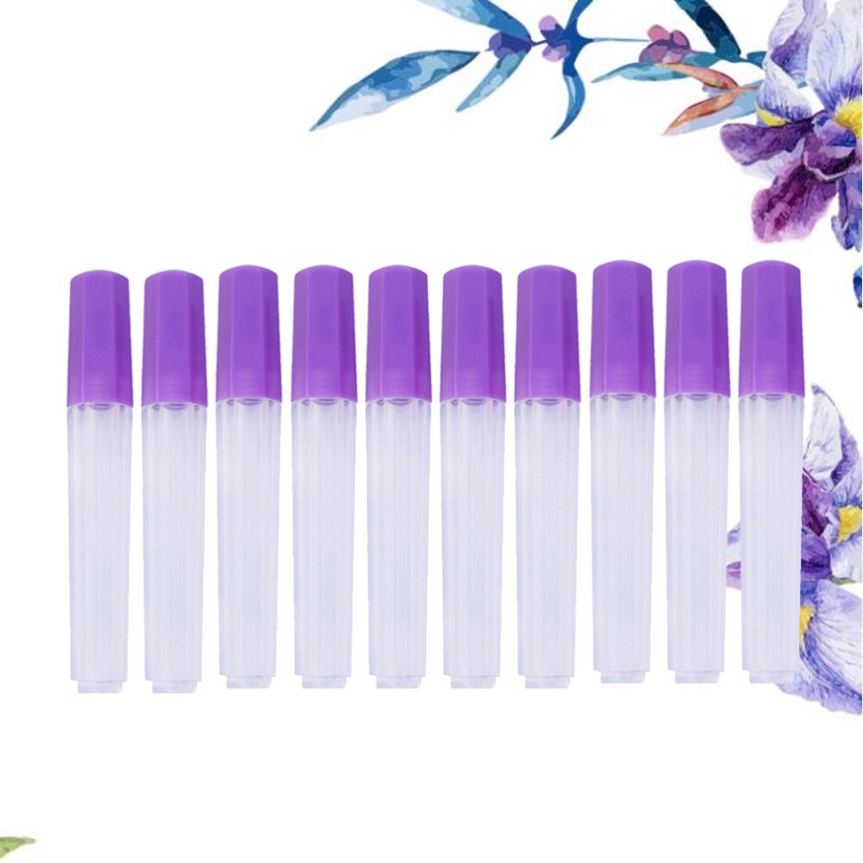 10 Pcs Sequin Storage Container Knitting Needle Case Tube Needle Holder