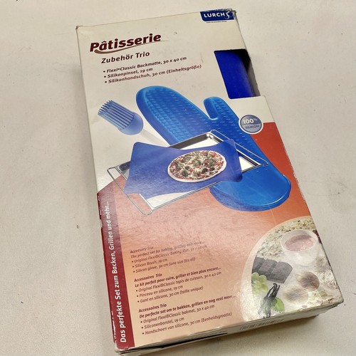 Lurch Backformen Silikon Patisserie Backzubehör Trio Matte Pinsel Handschuh Germany - Bild 3 von 6