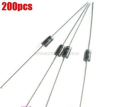 200 PCS 1N5819 DO-41 DIODE 1.0A SCHOTTKY BARRIER NEW