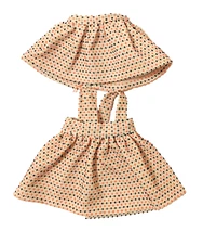 VTG Cabbage Patch Kids 2 Piece Jumper and Shawl-Like Outfit 15"-17" Doll