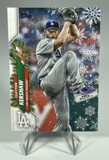 2020 Topps Holiday - Short Print Variations Ice Skates #HW82 Clayton Kershaw