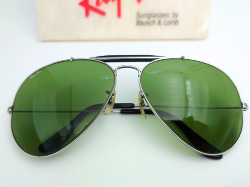 RARE Ray-Ban Bausch&Lomb vintage W0882 Outdoorsman II 62mm gunmetal silber RB-3 - Bild 7 von 16