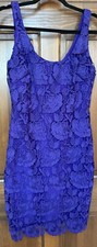 Lauren Ralph Lauren Size 6 Hydrangea Purple Lace Dress NWT Scalloped Bottom