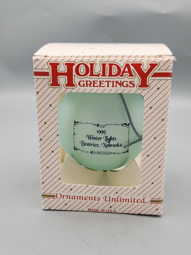 The Otoe Indian Reservation School, 1999 Winter Lights Beatrice Ne Ball Ornament - Bild 2 von 2