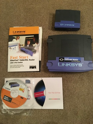 LINKSYS EtherFast Kabel/DSL Router 4 Port VPN Endpunkt Internet - Bild 1 von 8