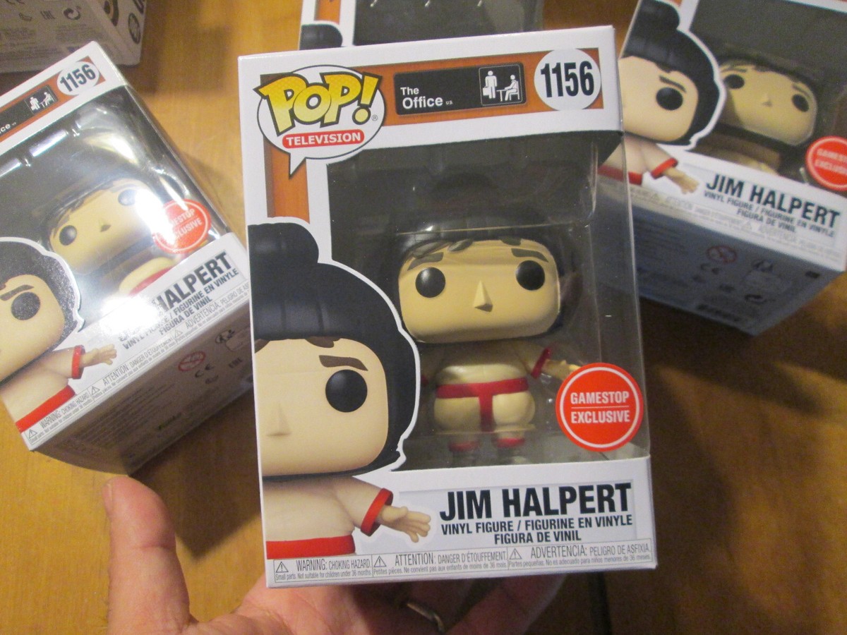 FUNKO POP THE OFFICE JIM HALPERT SUMO SUIT 1156 EXCLUSIVE GAMESTOP