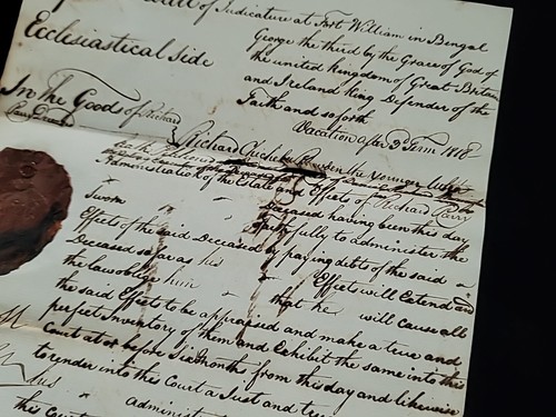 George III Prince Regent Royalty British Baronet Supreme Court Royal Document UK - Picture 20 of 24