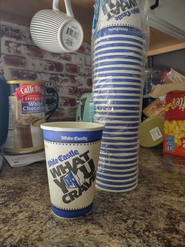 1980's, White Castle, "Un-Used" Paper Cup (Scarce / Vintage) - Picture 4 of 4