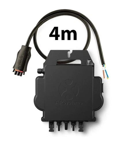 APSystems Balkonkraftwerk Mikrowechselrichter DS3-S 600W + 4m AC-Kabel (ECU-B)