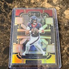 🔥2023 Select CJ Stroud Red and Yellow Die-Cut concourse Rookie RC #41