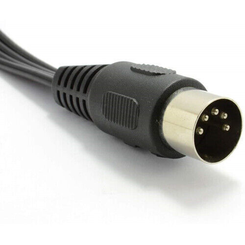 5FT TV AV Audio Video DIN RCA Cable For Commodore 64 Atari TI-99/4A Spectravideo - Picture 5 of 9