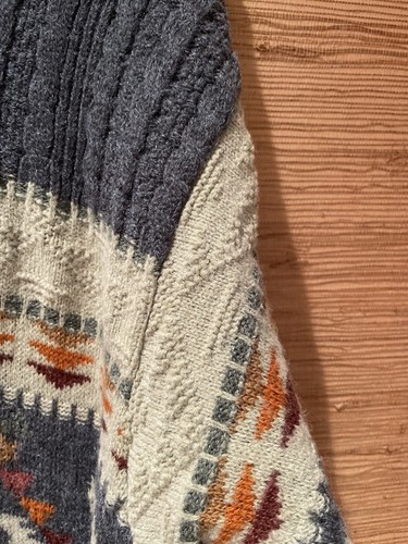 Men's Sweater Wool Alpaca Blend Chest 38-40 Marks & Spencer Made/Israel Multi - Picture 10 of 24