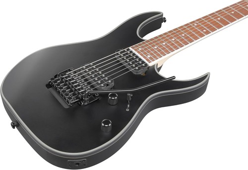 Ibanez RG7420EX BKF 7-String Guitar Black Flat Electric Guitar with Gig Bag - Picture 2 of 7