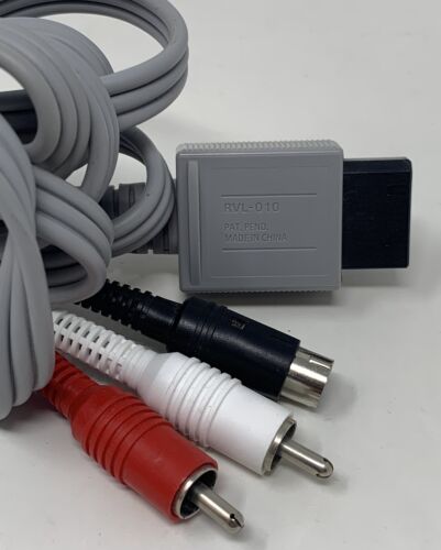 Genuine OEM Official Authentic Nintendo Wii U S-Video Cable RVL-010 Wii or Wii U - Picture 5 of 5