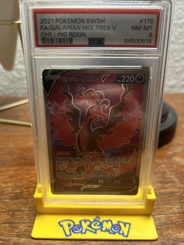 Galarian Moltres V (Full Art) 176/198 Swsh06: Sword & Shield - Chilling Reign... - Picture 1 of 2