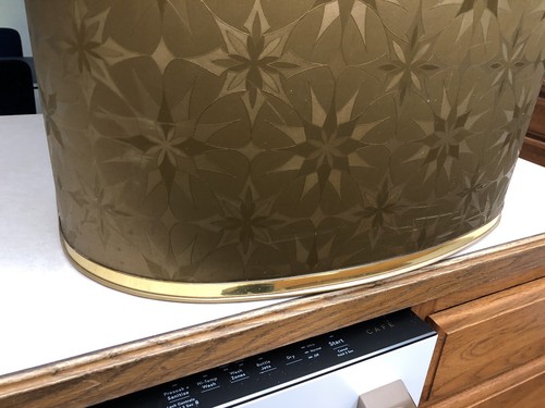 Vintage 1950's 1960’s Mid Century Gold Clothes Hamper Metal - Picture 3 of 13