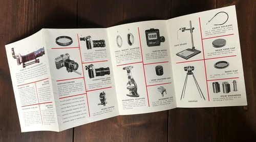 Asahi Pentax - 'KOMPLETTSYSTEM der FOTOGRAFIE'... 16 Seiten ausklappbares Handbuch/Booklet - Bild 2 von 3
