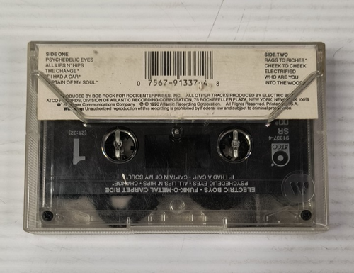 Electric Cowboys, Funk-O-Metal Carpet Ride, Cassette Tape 1990 - Picture 2 of 4