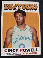 1971-72 Topps Basketball Card #207 Cincy Powell Kentucky Colonels NM Free Ship!