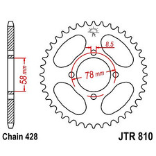JT SPROCKETS Corona plato transmision trasero