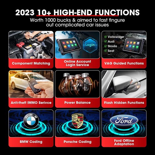 2024 Autel MaxiCOM MK906 PRO Bidirectional Diagnostic Scanner 4+128G, Android 10 - Picture 10 of 15