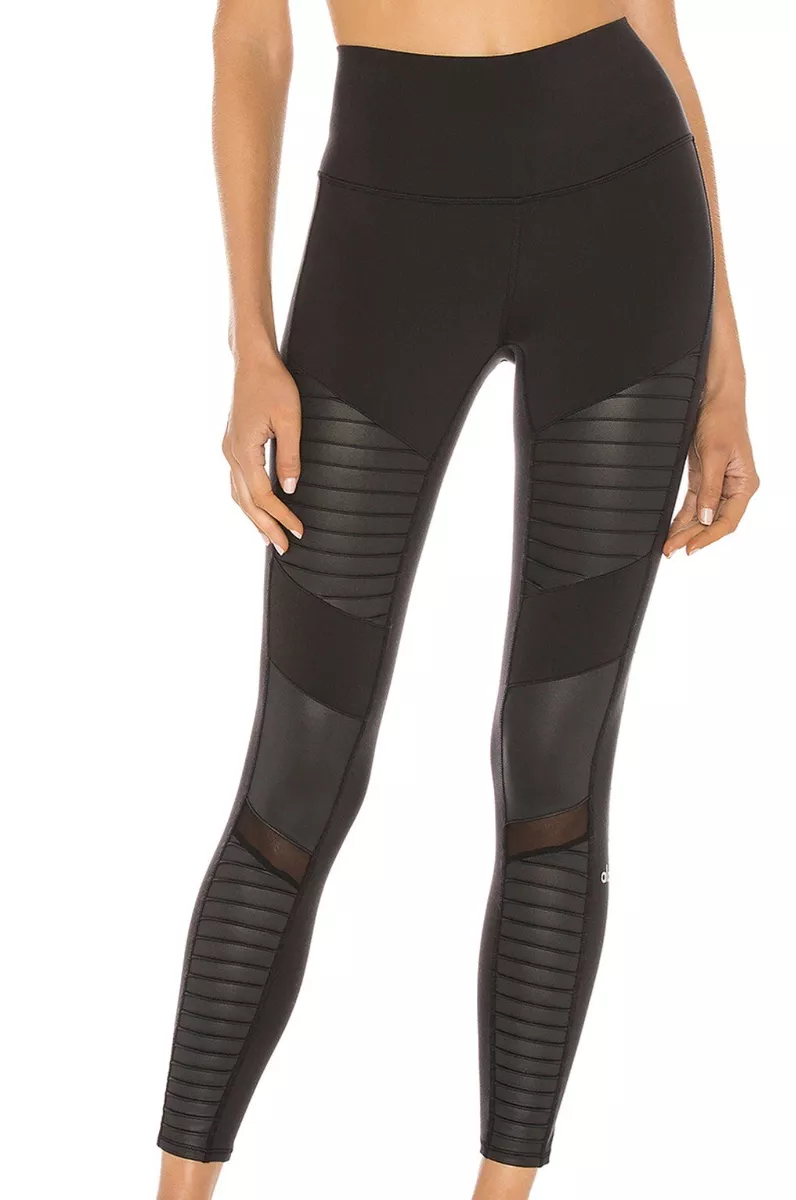 ALO Yoga, Pants & Jumpsuits, Alo Yoga Moto Leggings Black Xxs