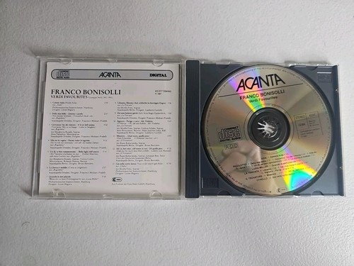 CD Opéra Franco Bonisolli Verdi Favorites Acanta 1987 43317 - Photo 3/3